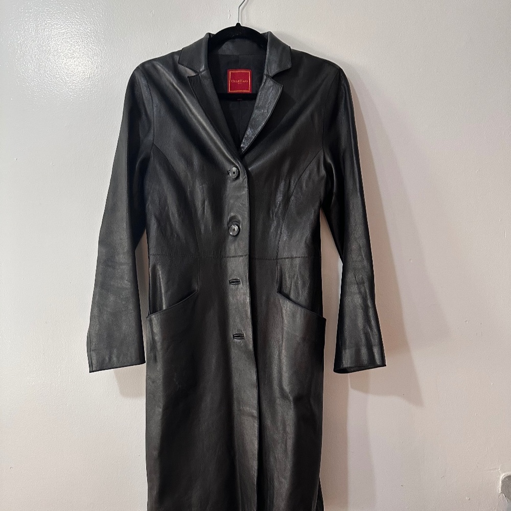 Cole Haan Women's Leather Jacket Coat